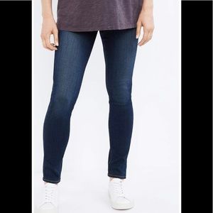 Paige Side Panel Skinny Maternity Jeans